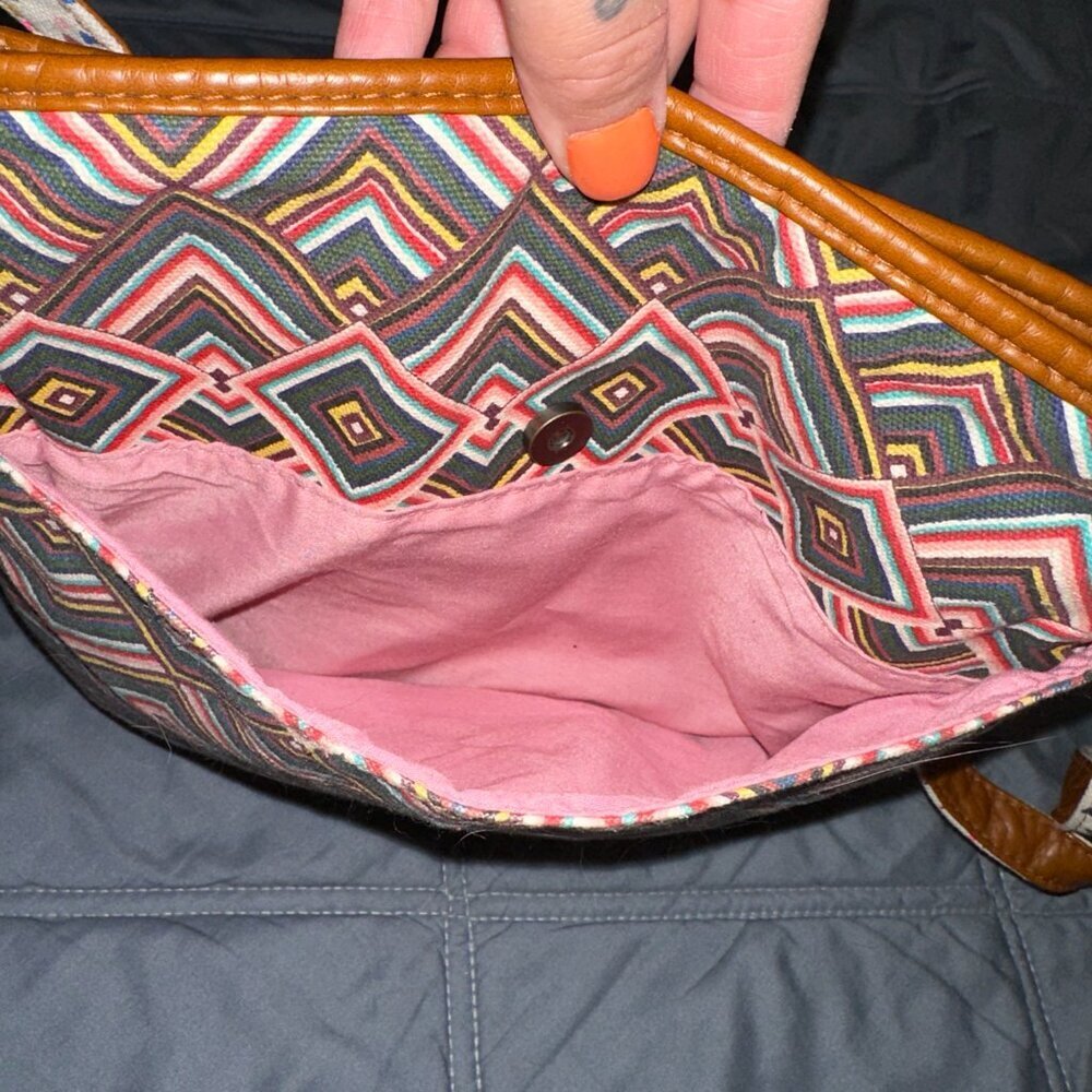 Mandala Crossbody Bag Aztec Vibrant Small Satchel Purse Western - Picture 9 of 10